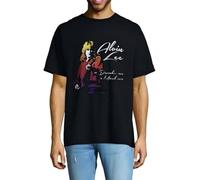 SEERTLIOPT Men's Tshirts Alvin Lee Simple Wild Short Sleeve Manches Courtes(3X-Large)