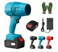 Seese Cordless Leaf Blower, Seese Pro Blower, Three Adjustable Wind Speeds Powerful Handheld with Battery & Charger, for Patio Cleaning, Lawn Care, Blowing Leaves Dust(Blue)