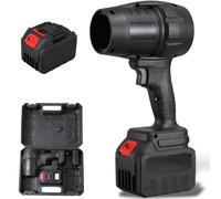 Seese Pro Blower, Seese Cordless Leaf Blower, Three Adjustable Wind Speeds Powerful Handheld Blowers, for Patio Cleaning, Blowing Leaves, Lawn Care, (1 pcs Batteries,Black)