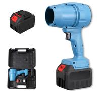 Seese Pro Blower, Seese Cordless Leaf Blower, Three Adjustable Wind Speeds Powerful Handheld Blowers, for Patio Cleaning, Blowing Leaves, Lawn Care, (1 pcs Batteries,Blue)