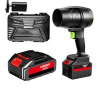 Seese Pro Le Souffleur sans Fil Ultra-Puissant Batterie, Souffleur Thermique Puissant De Feuilles Portable Turbocompressé Au Lithium, Roulement Acier Inoxydable Haute Vitesse,Vents Forts Balayent (1)