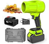 Seese Pro - Souffleur Ultra-Léger Et Ultra-Puissant, Souffleur à Feuilles sans Fil Seese, Dépoussiéreur Turbo sans Fil Super Puissant, Mini Ventilateur à Jet Sec(Green,1 Battery)