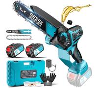 Seesii 1000W 6 & 8 ''scieuse électrique sans fil scie électrique bois outils d'élagage de jardin pour Makita 18V batterie broche 6 8 inch brushless