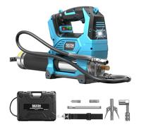 Seesii 12.000PSI Pompe à Graisse Électrique, 3 Vitesses, Tuyau de 1.2m