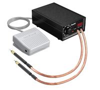 Seesii 8000W Soudeur par Point - SEE-08 Soudeuse à Point Portable 0,1-0,3 mm avec Double Sortie D'impulsion, Spot Welder 10-90 Vitesses Réglable par Pédale pour Fabrication de Packs de Batteries