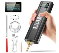 SEESII Machine à souder par points pour batteries : outil manuel sans fil, écran clair, boîtier en métal, portable, max. 0,2 mm de soudage en tôle nickelée, pour montage et réparation de batterie