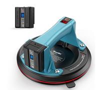 Seesii Ventouses Carrelage Electrique avec 2x 2400mAh Batteries, Diamètre 200 mm, Supportent Jusqu'à 600LBS, Ventouse Vitre pour Carrelage, Pare-brise, Meubles