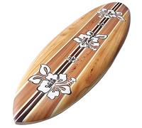 Seestern Sportswear Deko 1865 Planche de surf décorative en bois 50 cm de long Design aérographe Surf Surf