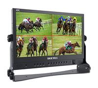 SEETEC ATEM156 Moniteur de Directeur de Diffusion en Direct de 15,6 Pouces avec 4 entrées HDMI et Sortie Quad Split Display pour ATEM Mini Video Switcher Mixer Pro Studio Production télévisuelle