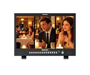 SEETEC M215S 21.5" 1000nit Moniteur réalisateur multi-vue | HDR 3D-LUT, Triple Power pour Multi-Caméra Live Stream, Court Métrage, Studio, Tournage Extérieur