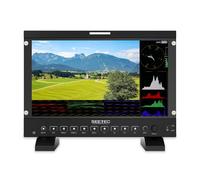 SEETEC P133 Pro Moniteur de Terrain pour caméra 13,3 Pouces avec 1000 nits, Moniteur de Diffusion pour Podcast avec entrée et Sortie HDMI 2.0 3G-SDI 4K 60Hz, 3DLUT HDR, Forme d'onde
