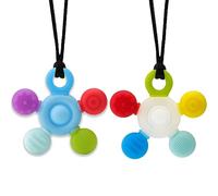 Seeway Colliers à mâcher en silicone pour enfants souffrant de TDAH, d'anxiété, moteur bucco-dentaire, pour réduire la mastication des adultes et des enfants