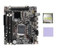 Sefdrert 1 ensemble carte mère LGA1156 prend en charge I3 530 I5 760 Series CPU DDR3 carte mère d'ordinateur + processeur I3 550 + coussinet thermique