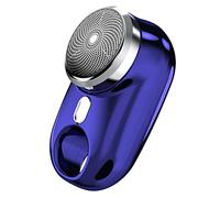 Sefdrert 1 ensemble de rasoir électrique avec lampe d'ambiance et affichage LED portable pour homme, bleu