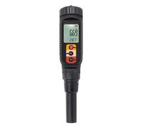Sefdrert 1 PCS Noir Numérique PH Mètre Alimentaire 0.00-14.00 PH Température Testeur D'Acidité Pâte Sol PH Détecteur pour Viande Fromage Pain Analyseur Mètre