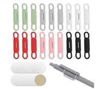 Sefdrert 18 Pièces Porte-Crayon Magnétique, Porte-Marqueur Magnétique Réglable en Silicone et Organisateur de Stylos en Acier Inoxydable Facile à Utiliser 4,4 cm