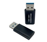 Sefdrert 2 Pièces Bloqueur de Données USB USB-C vers USB-A Bloqueur de Données Protège Contre Le pour JACking de Jus Prise en Charge de la Charge Arrêt du Vol de Données