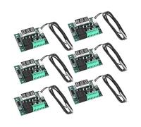 Sefdrert 6 PCS W1209 DC 12 V LED Thermostat Numérique pour Contrôleur de Température -50-110°C Kit de Commutation de Contrôle de Température Module de Carte avec Sonde de Capteur