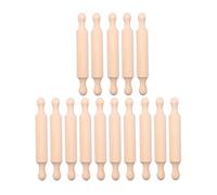 Sefdrert 7 Pouces Mini Rouleau à Pâtisserie en Bois Long Cuisine Cuisson Rouleau à Pâte pour Enfants Fondant Pâtisserie Pizza Artisanat 15Pcs