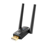 Sefdrert Adaptateur Bluetooth Bt5.4 de 150 mètres pour ordinateur portable USB Bluetooth Audio Réception émetteur avec antenne