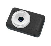 Sefdrert Appareil photo numérique 4K haute définition CCD Voyage Selfie Entrée Niveau Petits Étudiants Campus Selfie Caméra Noir