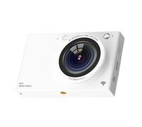 Sefdrert Appareil photo numérique HD CCD 4K Autofocus 64MP Caméra vidéo numérique Zoom 28X Compact Point et caméra de beauté Blanc