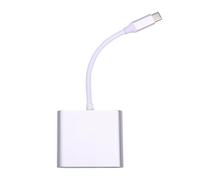 Sefdrert Câble adaptateur type C vers -Compatible 4K Type C vers station d'accueil USB HD compatible