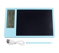Sefdrert Calendrier de bureau électronique multifonctionnel LCD tableau d'écriture manuscrite avec réveil, humidité, température, tableau de message LCD, A