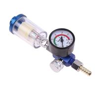 Sefdrert de Pulvérisation Pneumatique, Régulateur D'Air, Jauge, Piège à Eau, Outil de Filtre, Adaptateur Américain, Accessoires de de Pulvérisation