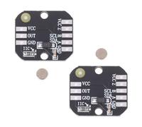 Sefdrert Ensemble de 2 Modules de Codeur Magnétique MT6701 en Mode ABZ, 1024 Lignes, Interface PWM / I2C, Idéal pour Le Remplacement du Module AS5600