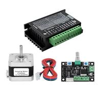 Sefdrert Kit de Pilote de Moteur Pas à Pas 17HS4401+TB6600 4A+MKS OSC Vitesse et Réglable pour Table Coulissante de Graveur CNC