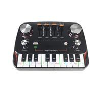 Sefdrert KTV Live Broadcast Carte son Enregistrement Audio Bureau Chant Sans Transmission Plug and Play Changeur de voix