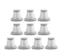 Sefdrert Lot de 10 filtres HEPA anti-poussière pour pièces de rechange pour aspirateur portable DX118C DX128C