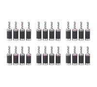 Sefdrert Lot de 24 fiches bananes Hi-End HiFi DIY en fibre de plaqué cuivre rhodium électrique audio fiche banane