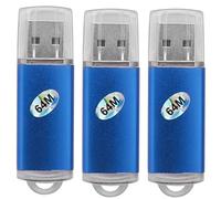 Sefdrert Lot de 3 clés USB 2.0 de 64 Mo pour ordinateur portable