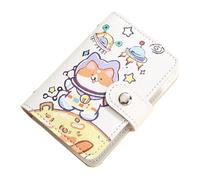 Sefdrert Mini Porte-Cartes de Crédit avec 20 Emplacements pour Cartes + 2 Emplacements pour Cartes D'Identité, Porte-Cartes Bancaire Anti-Démagnétisation, Porte-Monnaie, D Facile à Utiliser