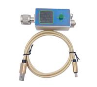 Sefdrert Nouveau Compteur de Puissance LCD 10 GHz V7 N-Type Type-C USB Développement de Circuits Pleine Bande Réseau Communication Série Facile à Utiliser Bleu et Argent