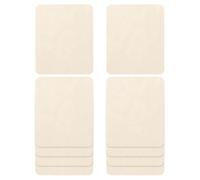 Sefdrert Pottery Rim Smooting Chamois Tissue - Pack D'Outils Souples Précoé de 10 pour la Coupe de la Céramique