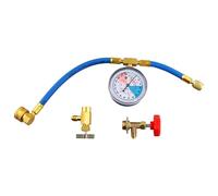 Sefdrert R134A Set Adaptateur D'Équipement de Remplissage de Fréon Manomètre de Climatisation Valves de Réparation de Climatiseur Climatiseur