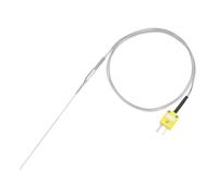 Sefdrert Thermocouple de Type K avec Prise, Sonde de Capteur de Température de -50 à 1100 °C, de 3,3 Pieds 0,5 X 150 mm