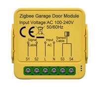 Sefdrert Tuya Module de commande d'ouverture de porte de garage avec télécommande Smart Life App Fonctionne avec Home Assistant Zigbee