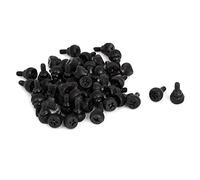 Sefdrert Vis a molette pour boitier d'ordinateur M3.5 Vis a oreilles noires 50 pieces