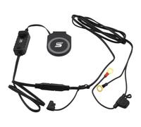 SEFIS Bind Support de téléphone portable pour moto avec adaptateur anti-choc, robuste, rotatif à 360°, universel, 22 à 25 mm, amortit les vibrations et anti-vol (SEFIS Bind Charge)