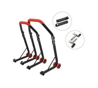 SEFIS D18 Kit béquille moto avant et arrière - rouge - épine / 2in1 pour Honda CMX 500/1100 Rebel