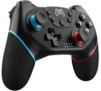 Sefitopher 2 pièces Manette sans Fil pour Switch, Nintendo Switch Pro Controller Bluetooth Gamepad Double Shock, 6 Axes Gyroscope et Fonction Turbo
