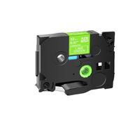 SEFNPOME 1pk Blanc sur Baies Rose 12 mm lamelle de Bande de Marque Matt Compatible avec Tze-MQP35 TZ-MQG35 M31 Compatible avec Les appareils PT-P750W P700(White on Lime Green)