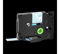 SEFNPOME 1pk Blanc sur Baies Rose 12 mm lamelle de Bande de Marque Matt Compatible avec Tze-MQP35 TZ-MQG35 M31 Compatible avec Les appareils PT-P750W P700(Blue on Matt Clear)