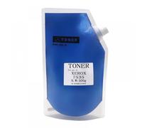 SEFNPOME 500 g de Couleur de Toner en Poudre Compatible avec WorkCentre 7525 WC7525 WC7530 WC7535 WC7825 7855 7830 WC7835 WC7845(500g Cyan)