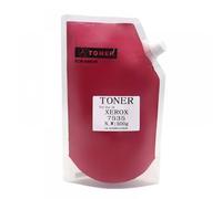 SEFNPOME 500 g de Couleur de Toner en Poudre Compatible avec WorkCentre 7525 WC7525 WC7530 WC7535 WC7825 7855 7830 WC7835 WC7845(500g Magenta)