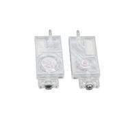 SEFNPOME 50pcs Solvent Encre Amortisseur Compatible avec DX5 4720 XP600 MIMAKI TS3 JV33 CJV30 TS5 JV5 Imprimante à Jet(Transparent)